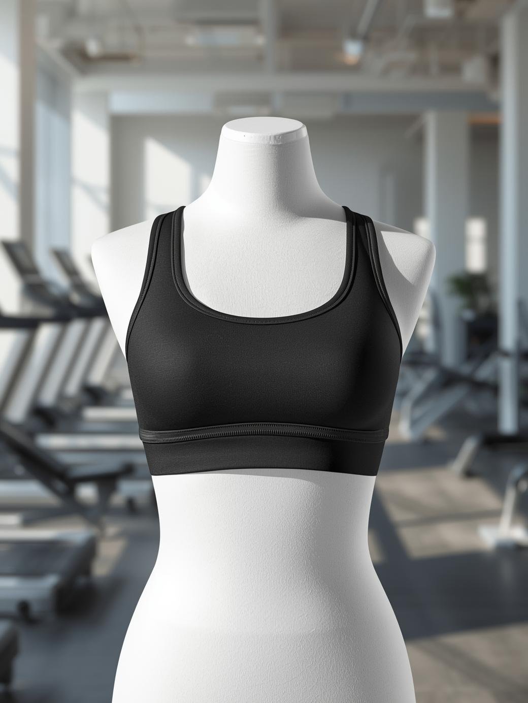 ZM Exports women’s supportive sports bra for fitness training.